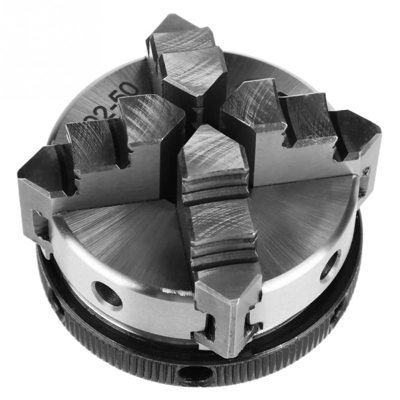 SAN OU токарный патрон 50 мм Mini 4 нижними зажимами Реверсивный Самоцентрирующийся