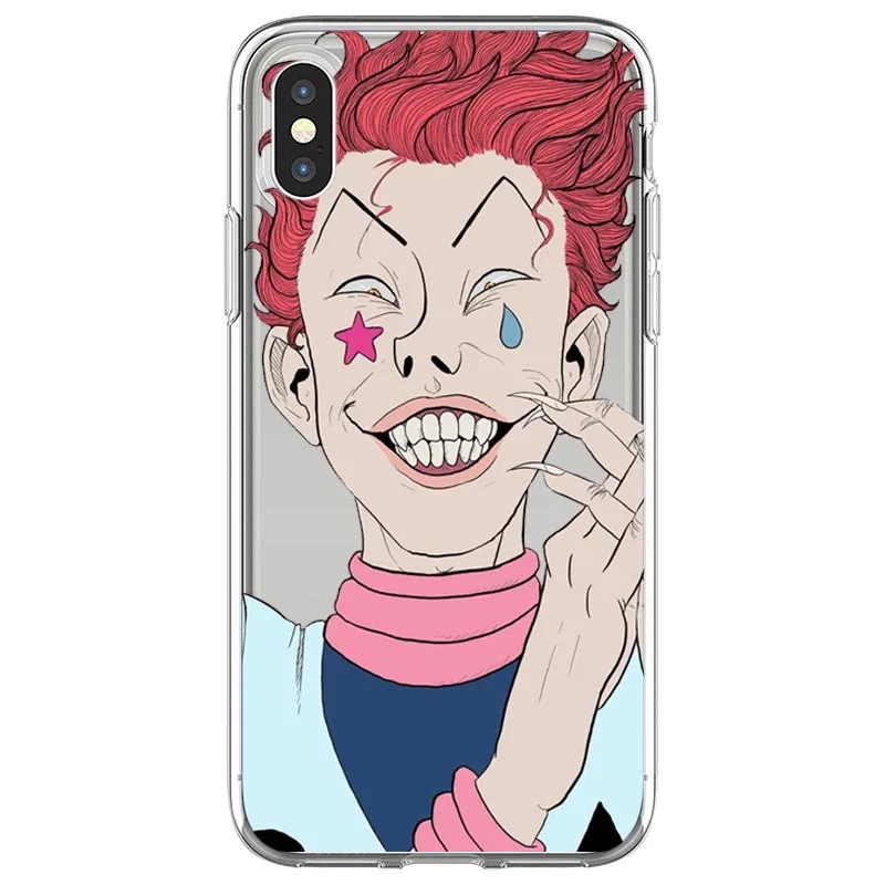 Мягкий прозрачный чехол для телефона Hunter x 3 HXH Anime Hisoka Morow iPhone 12 11 Pro Max X XR XS 8 7 Plus Mini