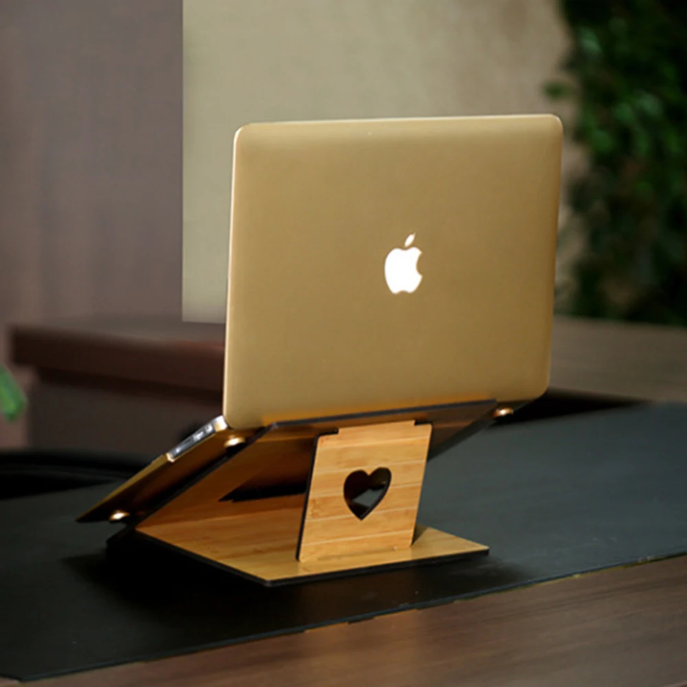 Универсальная деревянная подставка для ноутбука в стиле ретро Macbook Lenovo прочный