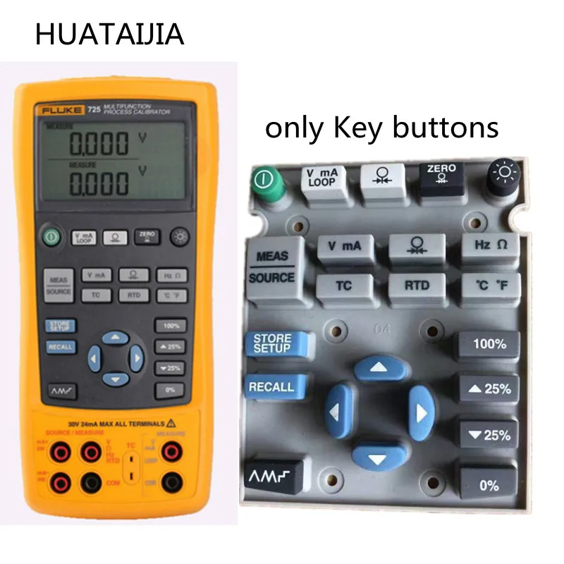 Botones de bot&oacute;n para Fluke 725, no nuevos, usado-0