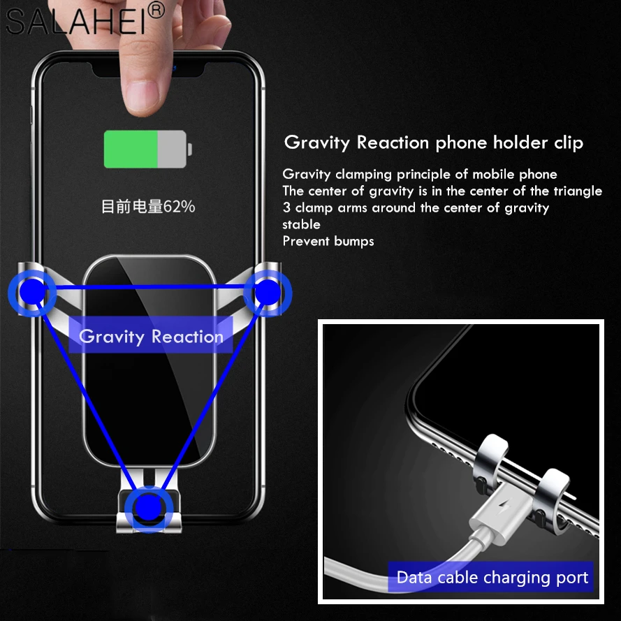Best Selling GPS Car Phone Holder For Mazda CX-5 2017 2018 Air Vent Mount Bracket Cell CX5 2019 |