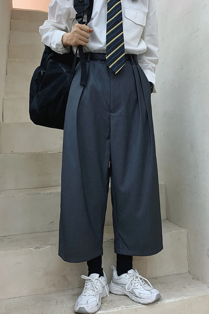 Брюки мужские/женские винтажные модные Свободные повседневные штаны-султанки с