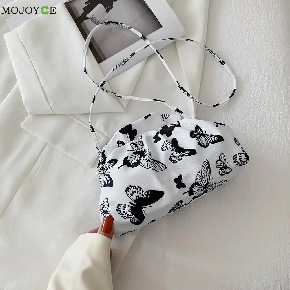 

Модная женская сумка-мессенджер через плечо с принтом в виде облака, повседневные женские маленькие сумочки, кошелек с зажимом