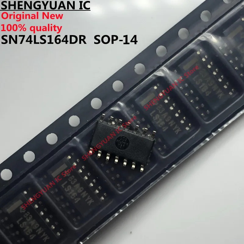 10 шт./лот SN74LS164DR LS164 лапками углублением SOP 14 SN74LS164 74LS164 8 битный параллельный вне
