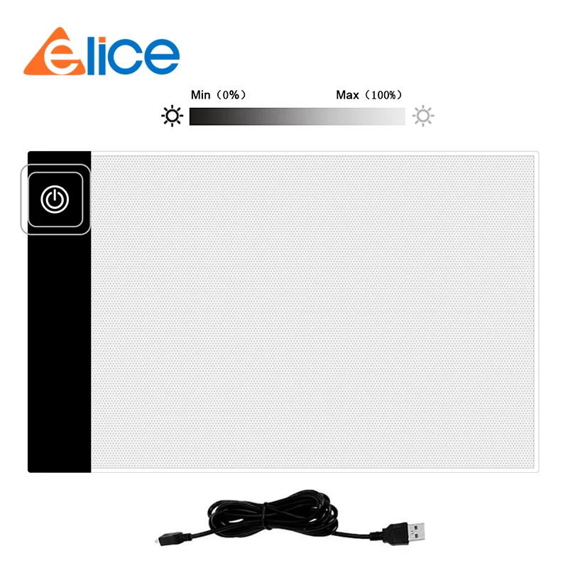 Планшет Elice A5 со светодиодный светильник доска для рисования художественный