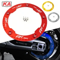 new motorcycle accessories aluminum alloy transmission belt pulley protective cover for kymco ak550 ak 550 2017 2018 2019 2020