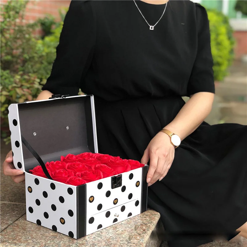 Континентальная Свадебная подарочная коробка для переноски цветов розовая День