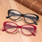 Очки для чтения кошачий глаз в стиле ретро, антибликовые, с пружинными петлями и УФ-защитой, Модные Классические Компьютерные очки для чтения, 2021