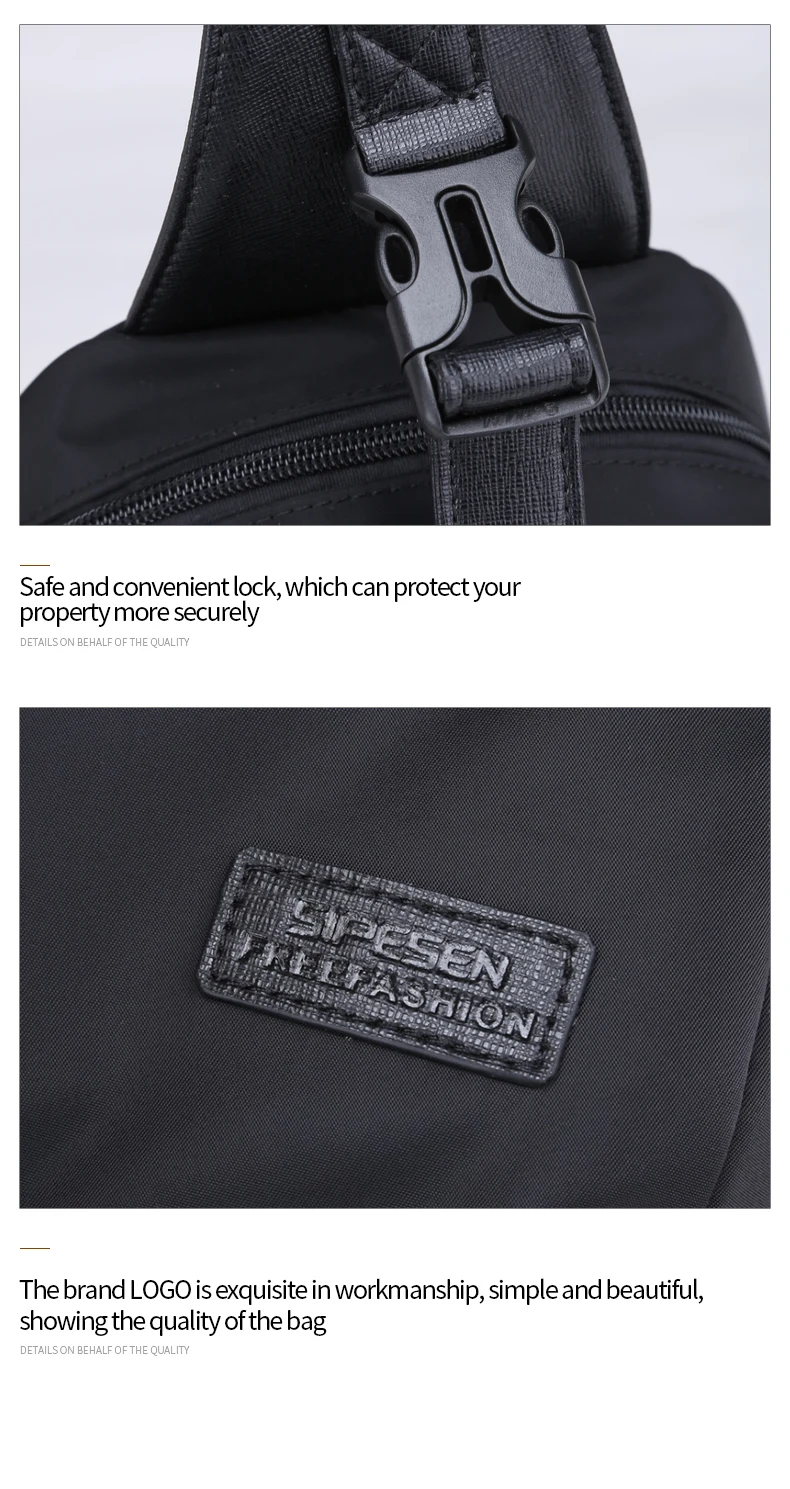 Zoger Japanese street chest bag men's tide brand men's shoulder bag Messenger bag tooling function wind bag fashion Oxford backp