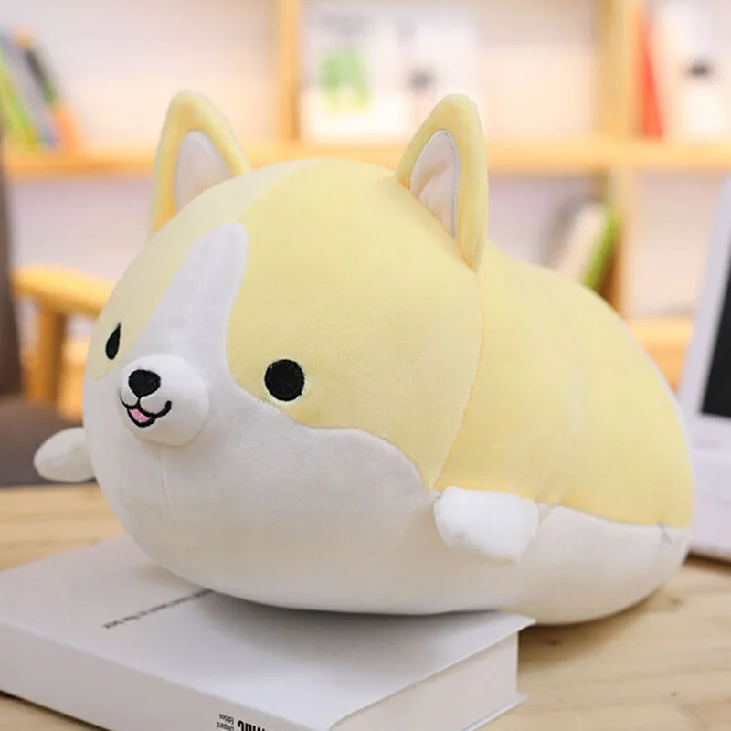 

35Cm Cute Corgi Dog Plush Toy Stuffed Soft Animal Cartoon Pillow Lovely Christmas Gift For Kids Kawaii Valentine Present 2020