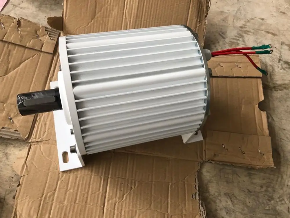 Низкооборотный 2 кВт ПМГ с выпрямителем постоянного тока генератор постоянным