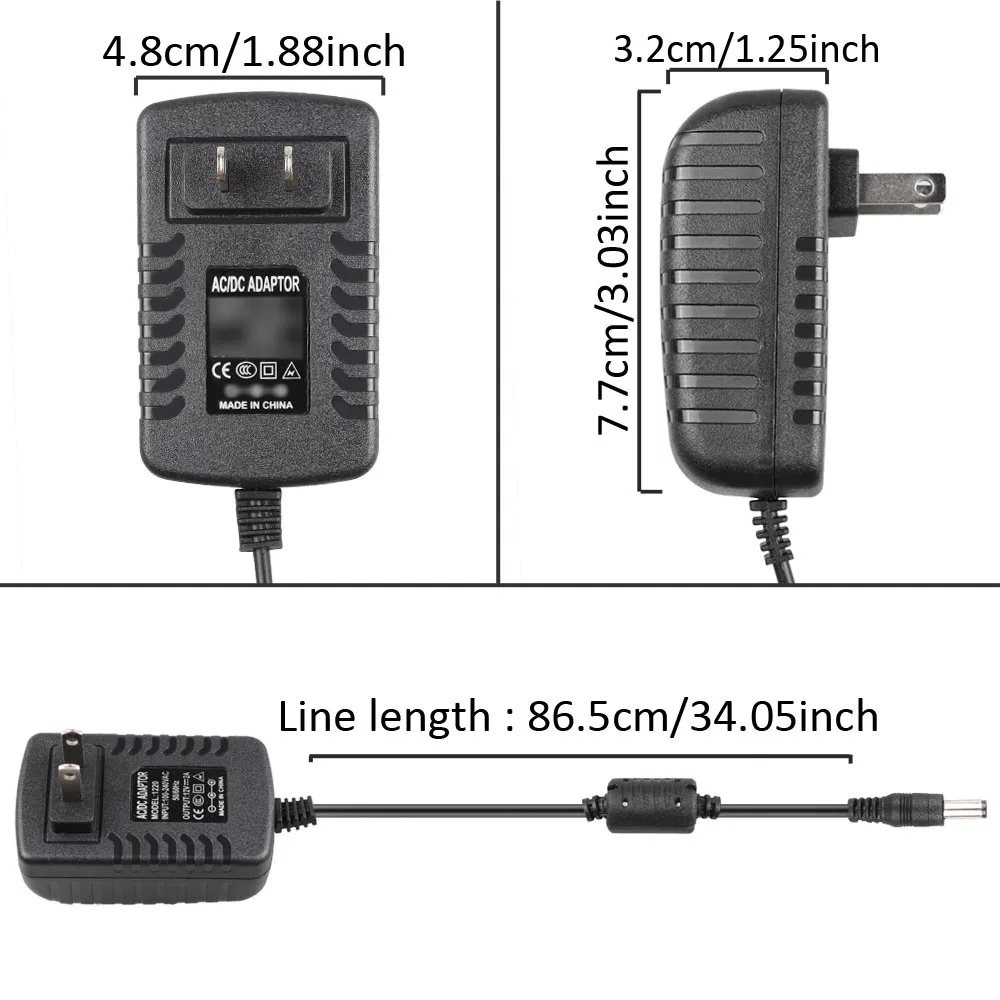 Зарядное устройство для аккумулятора смарт электрического скутера 12 В черный