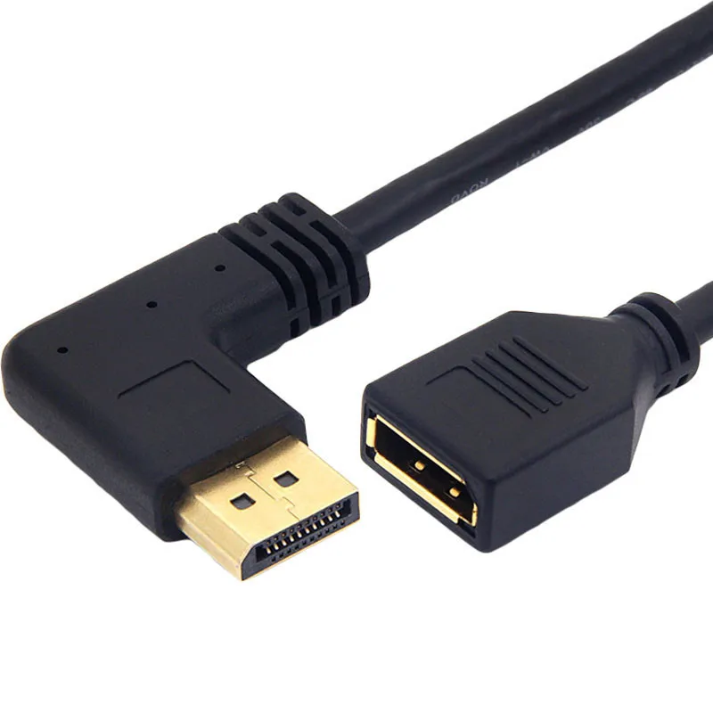 Кабель-удлинитель DisplayPort DP-DisplayPort вверх и вниз влево вправо 90 градусов