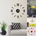 Домашние и офисные цифровые настенные часы сделай сам, современное искусство, акриловые 3D зеркальные наклейки, домашний декор, уникальный подарок