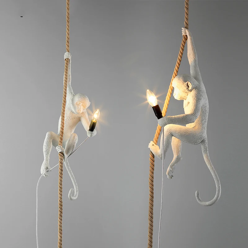 Подвесной светильник в скандинавском стиле из смолы s щение лофт для гостиной