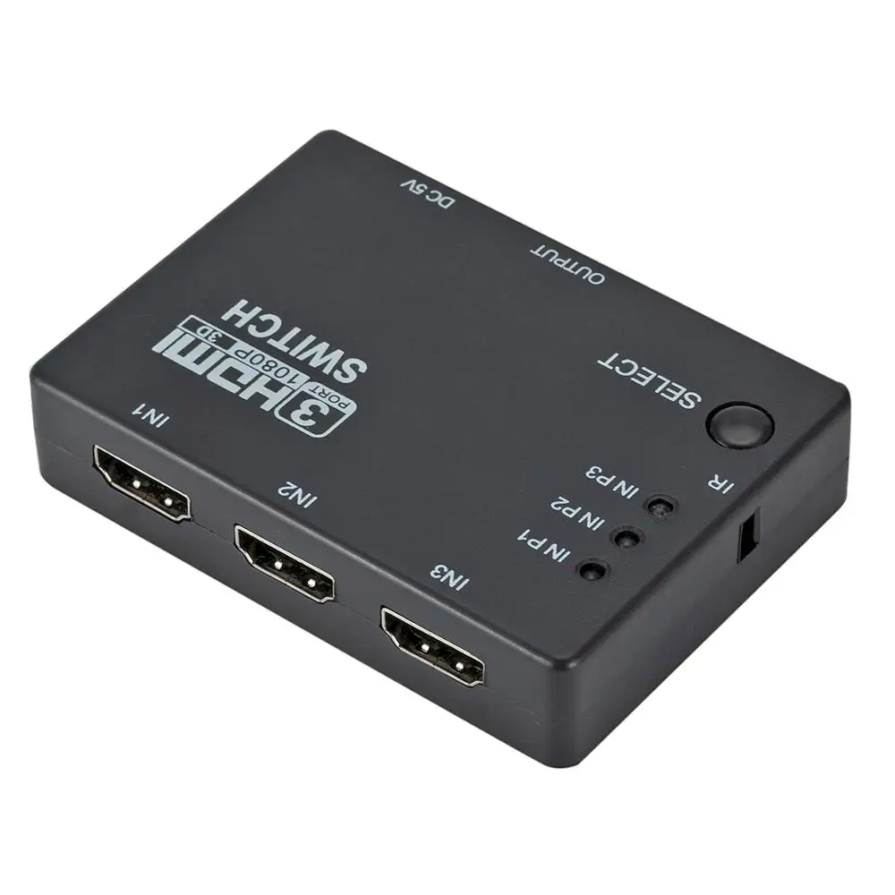 3 порта 3x1 hdmi разветвитель в 1 выходной распределительный блок 1080p HD 4 с пультом