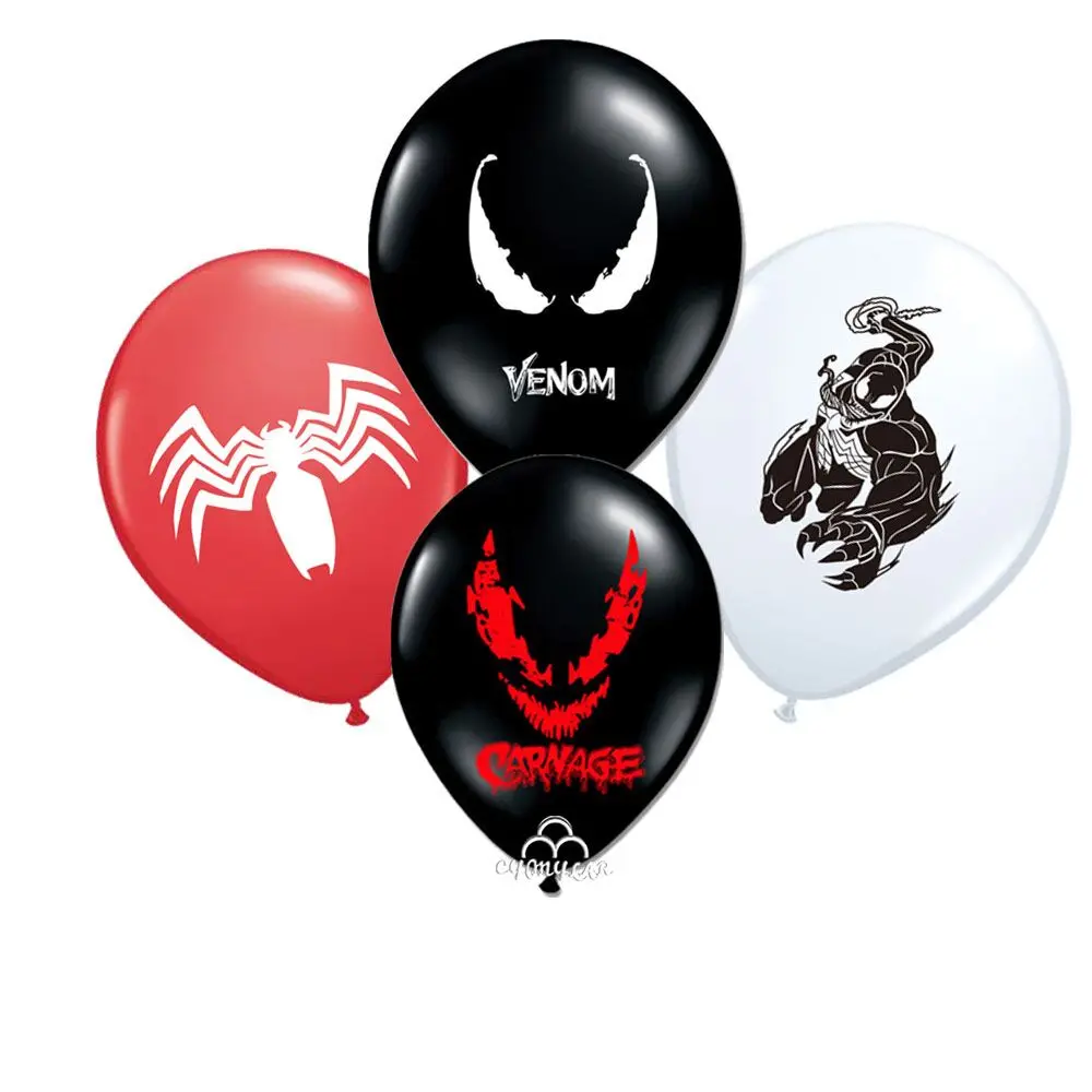 Venom с воздушным шаром 12 шт./лот Hero клипсы для воздушных шаров Герой Тема вечерние