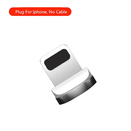 90 градусов зарядный кабель Magent зарядное устройство type C кабель USB C провод для быстрой зарядки Micro usb-концентратор, 4 порта для samsung iphone XM Magenetic кабель - Цвет: Only 8-PIN Plug