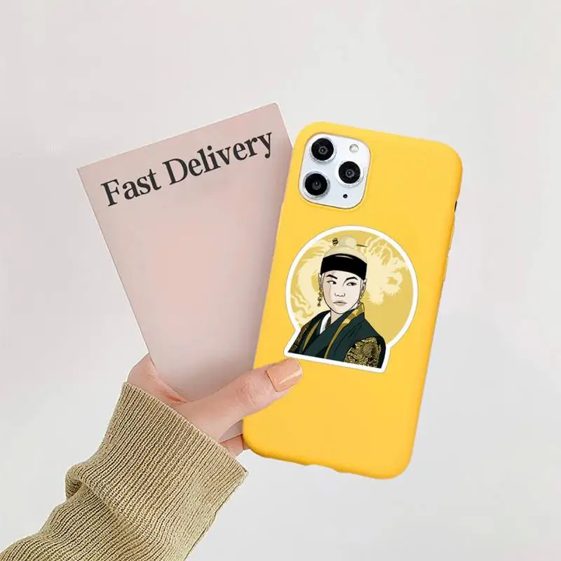 

Agust D suga Phone Case Candy Color Yellow for iPhone 11 12 pro XS MAX 8 7 6 6S Plus X 5S SE 2020 XR