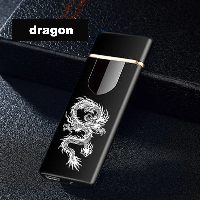 Новинка электронные зажигалки серии Dragon totem популярная Зажигалка для зарядки