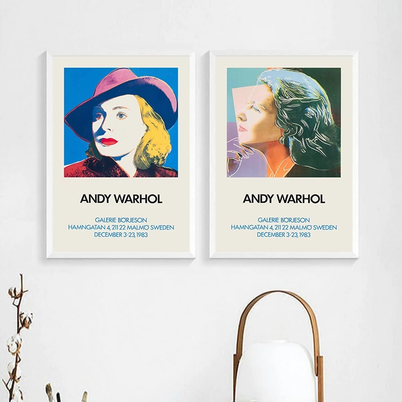 Винтажный постер на холсте для изобразительного искусства постеры выставки Энди