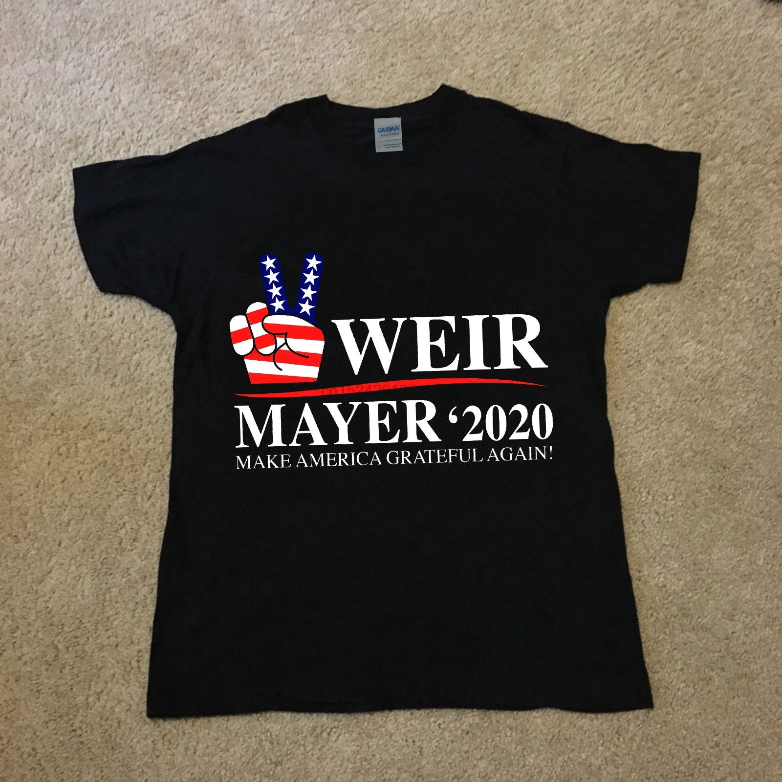 

weir mayer 2020 make america grateful again t shirt