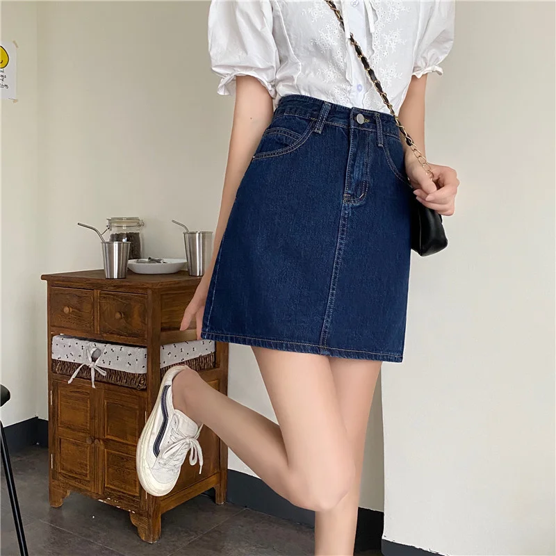 

~ New Korean Style Basic Style Versatile Slimming Sheath Skirt