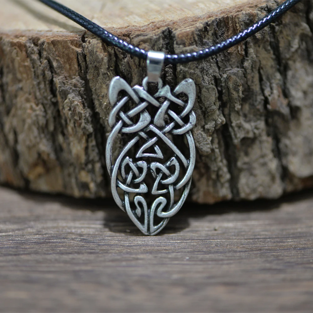 LANGHONG 1 шт. ожерелье с узлом для селтиков подвеской цикадой девочек|Ожерелья