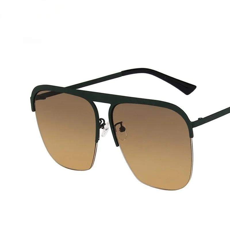 

Metal Frame Gradient Color Sunglasses 2021 New Fashion Sun Glasses Retro Sunglasses Women
