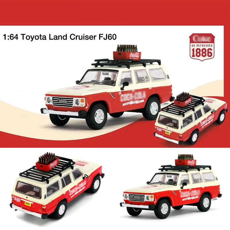

INNO + крошечная модель автомобиля 1/64 Toyota Land Cruiser FJ60 коллекция литых автомобилей из сплава