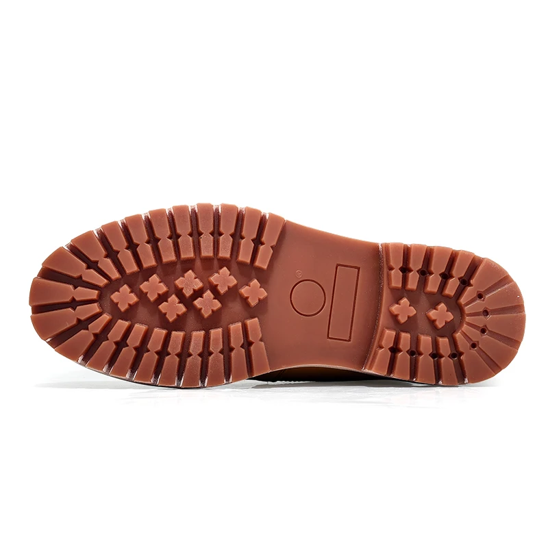 Мужские Ботильоны кожаные однотонные желтые классические ботильоны высокого