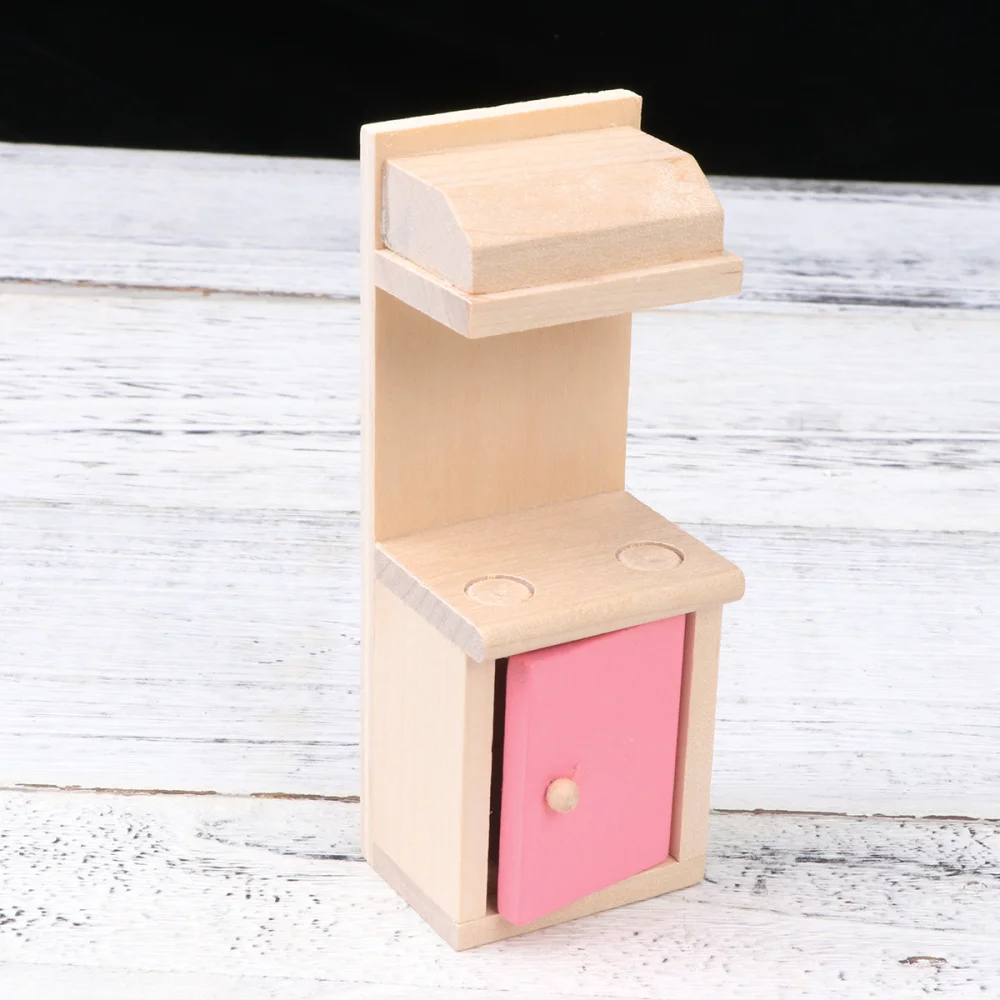 

Creative DIY Furniture Restaurant Model Super Simulation Restaurant for Decoration Kids Children Without Dolls