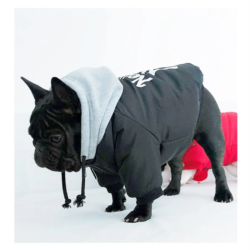 Модная куртка в виде французского бульдога одежда для домашних собак зимнее