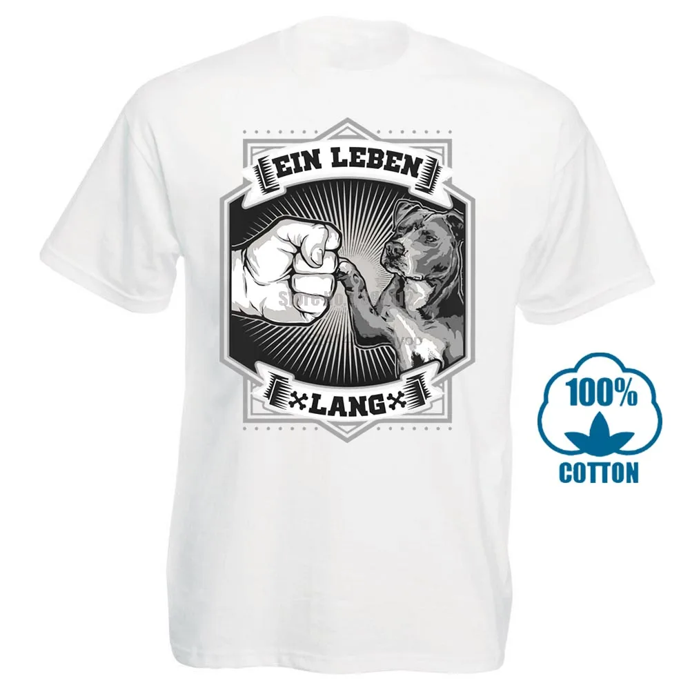 Футболка американский стаффордширский терьер Шварц Размеры s m l Xl Xxl 3Xl футболка с принтом короткий рукав Повседневная О образным вырезом хлопок - Цвет: Белый