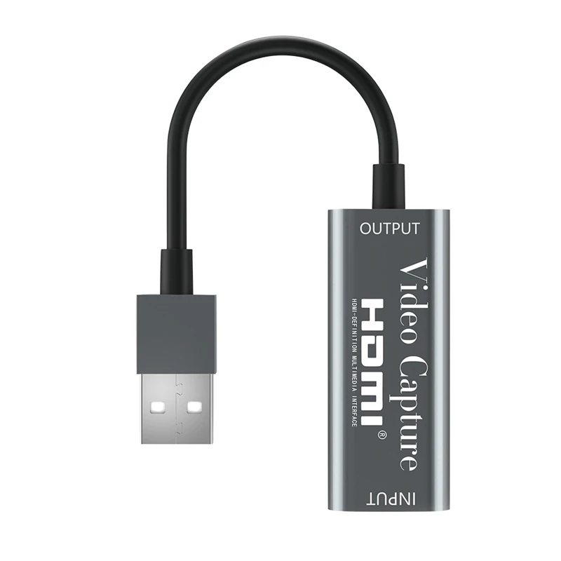 Карта захвата Hdmi USB 2 0 карта 1080P для Linux Mac Os Obs Vlc Amcap Ps4/Dslr|Карты видео- и ТВ-тюнеров| |