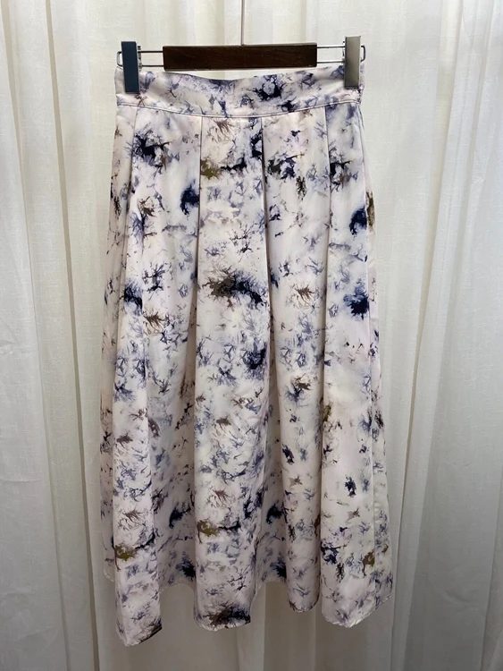 

2021 new women fashion sexy print all-match mid-length skirt 506