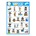 My Day, эмоции, английский постер, Ранние игрушки для детей, изучение английского языка, фонарики, Обучающие постеры