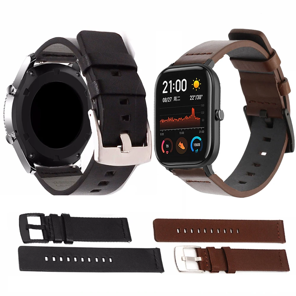 Ремешок для часов Samsung galaxy 20 22 мм active 40 44 42 46 Gear sport S2 S3 Classic huami amazfit gts gtr Bip huawei gt