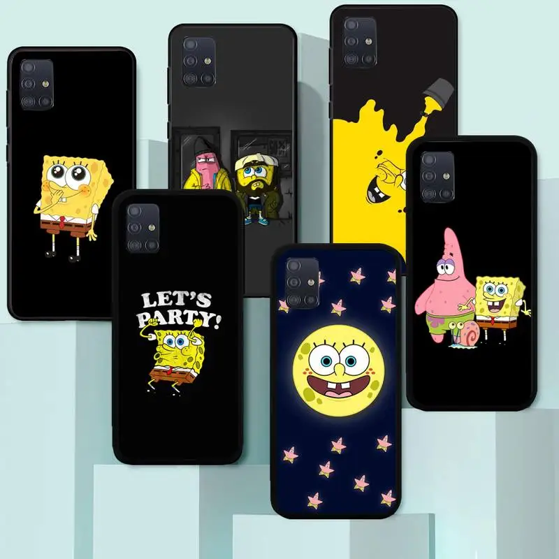 

Cartoon-Sponges-Cute-Bob Phone Case for Huawei P40 P30 P20 P10 P9 P8 Pro Lite Plus P SMART 2019 9 Lite 2016 Cover