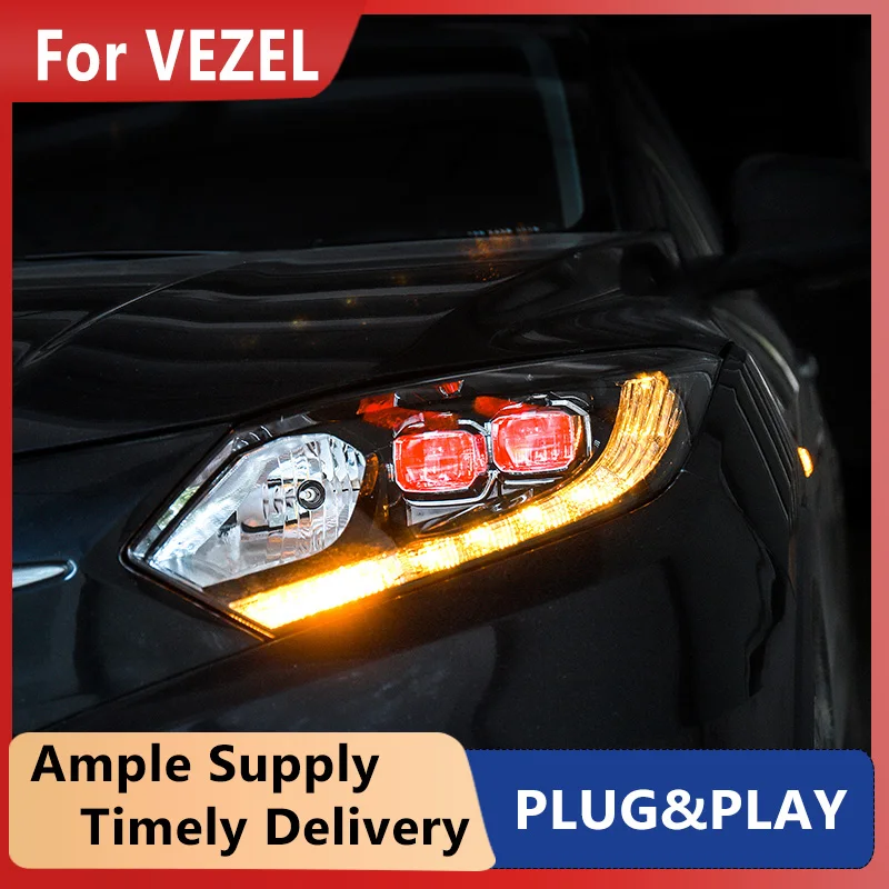 Автостайлинг для honda HRV передсветильник фара s VEZEL светодиодный ная передняя