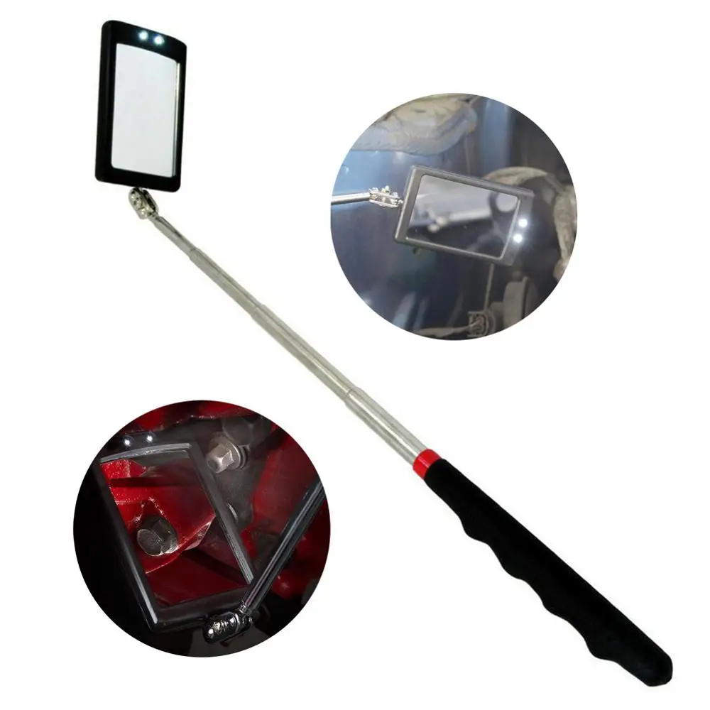 

Adjustable Car Angle View Pen Automotive Telescopic Detection Lens Telescoping Inspection Mirror Extending Flexible