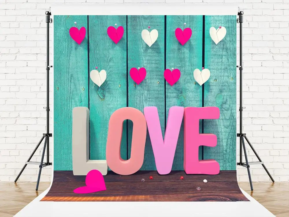 Kate свадебный фотографический фон любовь цвет дерево стена цифровой без складок