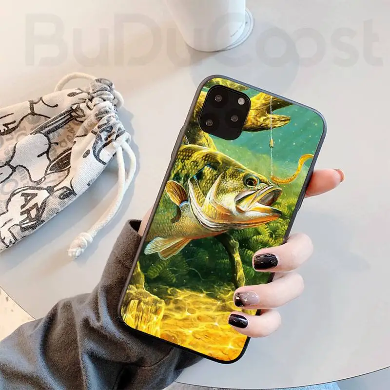 

Riccu Carp Fishing Phone Case For iphone 11 12 Mini Pro Max X XS MAX 6 6s 7 8 Plus 5 5S 5SE XR SE2020
