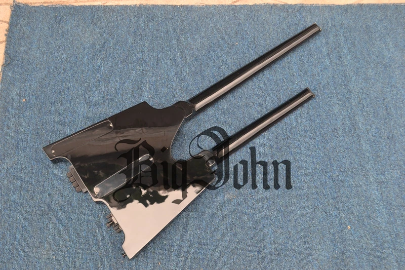 Бесплатная доставка Большой Джон двойная шея 4 струны электрический бас и 6 струн