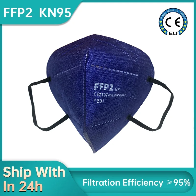 Многоцветный для взрослых 5 слоев черная CE FFP2 KN95 Mascarilla fpp2 Респиратор маска лица