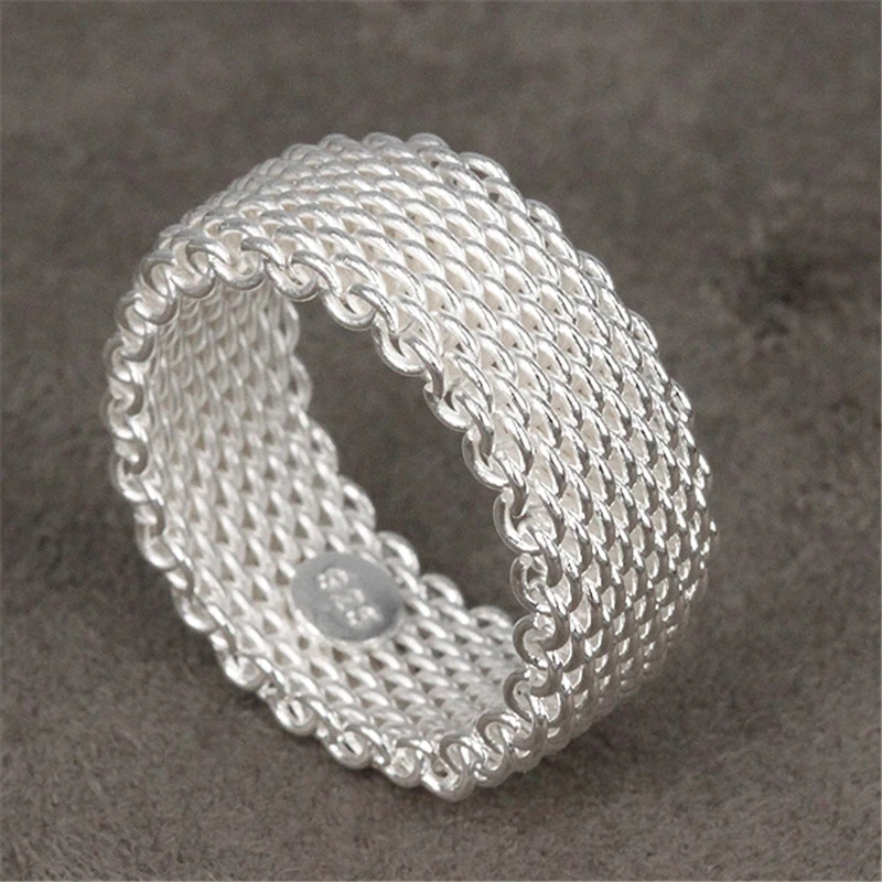 Silver 925 Jewellery Set for Women Round Bracelet &amp Bangle Earrings Ring 3 Pcs Fashion Jewelry Wedding Accessories Wholesale | Украшения