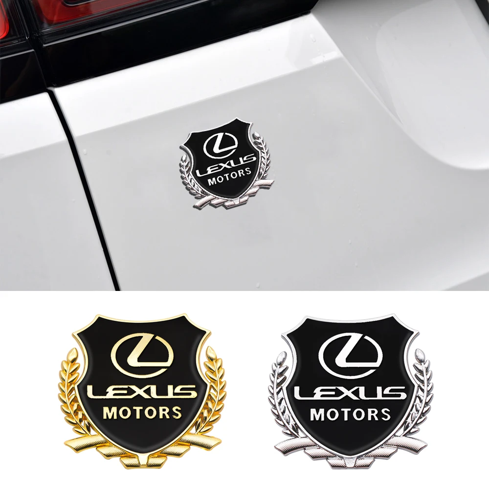 2 шт. металлические автомобильные 3d-наклейки герб для Lexus GS IS LS RX NX IS250 IS200 IS300 RX330 RX350