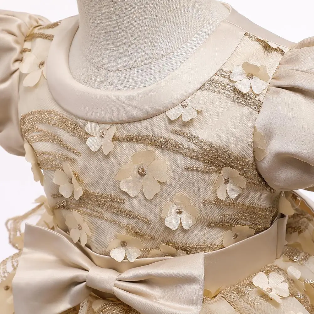 

Girls Dress Embroidery Kids Clothes Christmas Princess Dresses For Girl Wedding Party Dress Children Clothing vestidos 8 10 Year