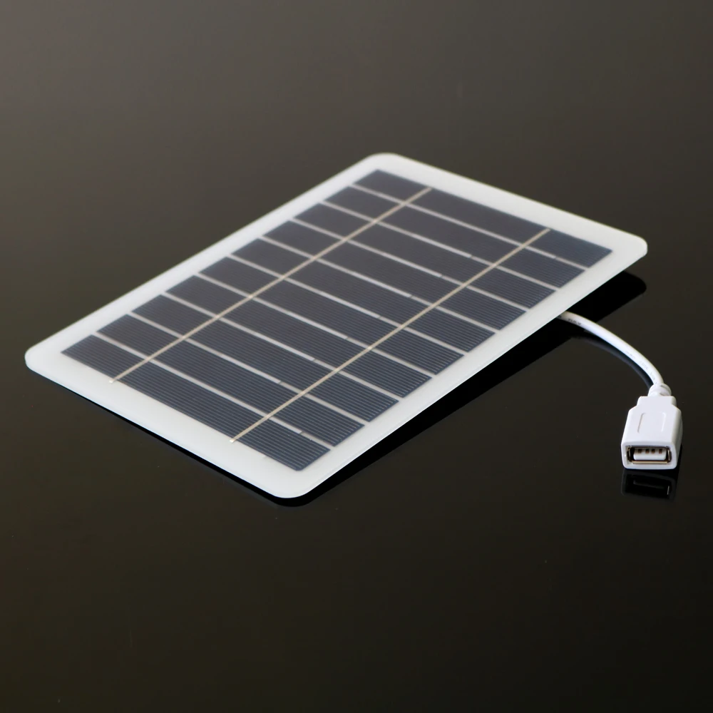 5V 300/400/800mA Выход USB зарядное устройство солнечной Батарея Зарядное 1 5 W типа Свеча) 2