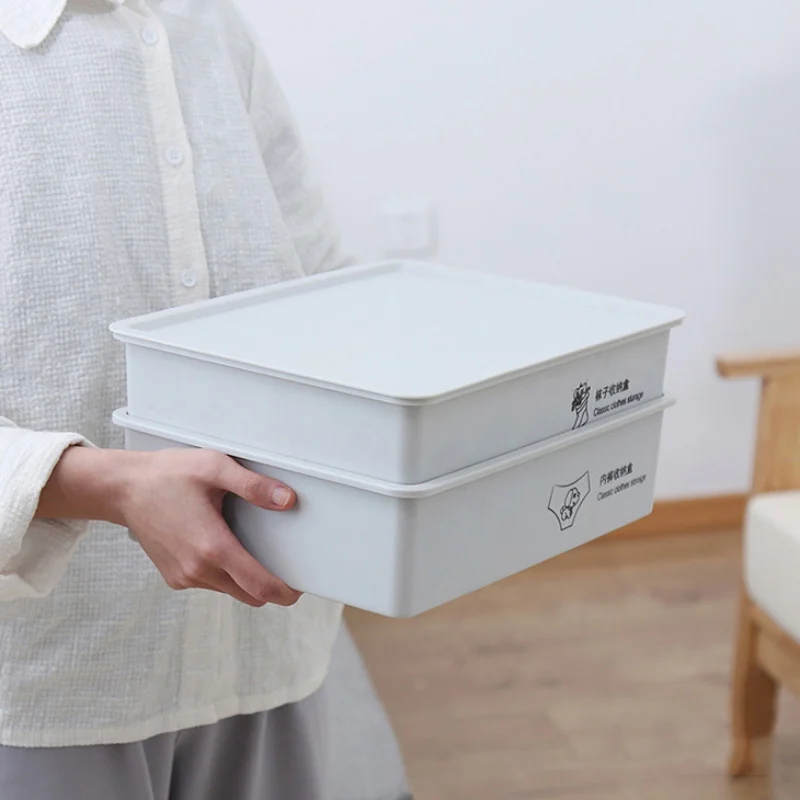 Новый Для женщин носки Коробка для хранения дома нижнее белье Органайзер крышки